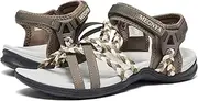 [MEGNYA] Hiking Sandals for Women, Comfortable Walking Sandals for Outdoor Camping, Anti Slip Athletic Sandals with Hook and Loop Straps