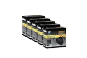 5 Pack of 10Pcs KN95 N95 Disposable Face Mask -Black