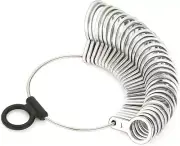 Splenor Tools Steel Finger Sizer - US Standard Size 1 to 15 - for Measuring...