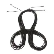 10m Real Black Elastic Thread Cord for Necklace Bracelet Craft String DIY 1.5mm