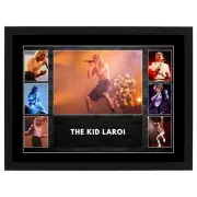 THE KID LAROI FRAMED PHOTO COLLAGE POSTER BIEBER JUICE WRLD MUSIC MEMORABILIA