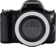 48MP 2K Digital Camera, for YouTube Vlogging Camera with 16X Digital Zoom, 2 Inch Display, Double Lens, Beauty Filters, OTG for Android Transfer, for Travel (Black)