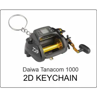 釣魚捲線器 kekili memancing TANACOM 1000 2d 鑰匙扣釣魚捲線器 mesin pancin