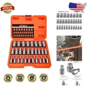 Multi-Spline Bolt Extractor Set - 29 Durable Sizes for Easy Extraction