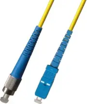 RiteAV 250M (820ft) OS2 FC to SC Fiber Optic Cable Simplex Singlemode
