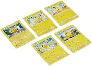 3. 5 Assorted Pikachu Pokemon Cards