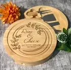 Personalised Bamboo Cheese Board - Hidden Knives