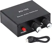 Active Sound Distributor Mini Small Amp 2 Way 1 in 2 Out Independent Volume Control DC5V