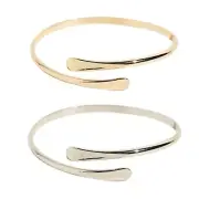 Gothic Arm Cuff Adjustable Body Retro Golden/Silver Armlet Armband Rocking