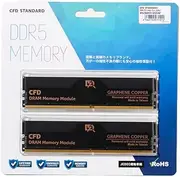 CFD DDR5-5600 32GB x 2 (64GB) Graphene Copper Foil Heatsink Desktop Computer Memory 288pin CFD Standard W5U5600CS-32GC46F