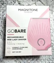 Magnitone London GoBare Wireless Mini Shaver Wet/Dry NEW