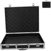 BAZEITFLOW Men's Hard Aluminum Case Tool Storage Box Briefcase Aluminum Carry Case Portable Tool Box