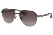 Robert Graham Conrad GUN Sunglasses Men's Gunmetal/Brown Polarized Lenses 57mm