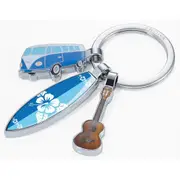 Troika Troika Volkswagen 3-Keyring Charms - Srfboard&Guitar