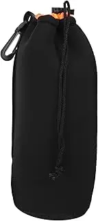 CIYODO Neoprene Camera Lens Pouch Shockproof DSLR Lens Case with Drawstring for Storage Durable Protective Bag for Photography Accessories