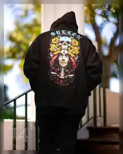 Sullen Clothing "Muerta" Mens Zip Hood Art Collective tattoo
