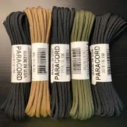 Paracord USA Type III 7 strand 550 Parachute Cord 100 FEET KIT TJPARACORD