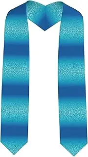 [SKKNT] Tranquil Underwater Scenery Print Graduation Shawl Stole For Academic Commencements Honor Sash Congratulations Gift