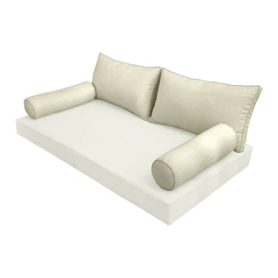 |COVER ONLY| STYLE 2 Full Bolster Pillow Daybed Porch Swing Pipe Trim AD005