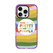 iPhone 16 Pro Impact Case You're Only As Pretty As You Treat People by Oh So Graceful