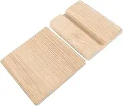 TEHAUX Display Board Blank Board Base Payment Code Sign Desktop Name Plate Elegant Office Decor