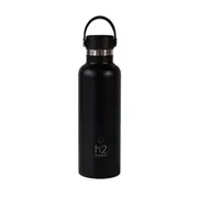 h2 hydro2 Flash Classic Water Bottle 750ml - Black