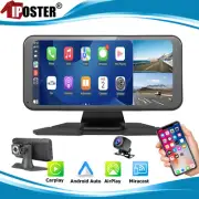6.25" Wireless Carplay Android Auto Airplay Miracast Front Rear 1080P Camera
