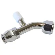 Aeroflow 45° with Charge Port A/C Fitting -8AN, AFFCE-0845B