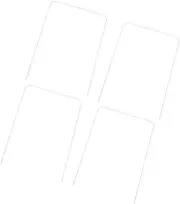 Abaodam 4pcs Goal Accessories Indoor Croquet Wickets Patio Hooks Securing Hook Ground Spikes Stakes Ground Spike Croquet Wickets Crocette Game White Iron