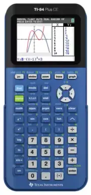 Texas Instruments TI84PLSCEBLUBRY TI-84 Plus Graphing Calculator