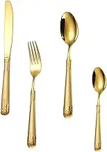 Ciieeo 1Set Stainless Steel Spike Dinnerware for Home Kitchen Elegant Tableware Practical Household Utensils