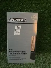 VCR VHS Sealed Video cassette Tape cleaning System Sealed KMC