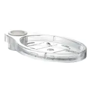 2024 Oval Shower Soap Dish Clear Soap Holder Bathroom Height Position Adjustable Soap Tray