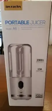 Portable Blender Juicer Cup USB Rechargeable Smoothies Mixer Fruit Machine Green