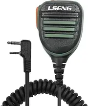 [LSENG] Walkie Talkie Mic Accessories Ham Radio Speaker Mic for Baofeng UV-5R BF888S UV-82 Quansheng UVK5 BTECH Two Way Radio