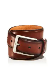 The Men's Store at Bloomingdale's Men's Square Buckle Italian Leather Belt - Exclusive