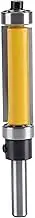 Shank Router Bit, Flush Trim Pattern Router Bit with Double Bearings Guide, Bottom Bearing Shank Woodworking Tool for Solid Wood Chipboard