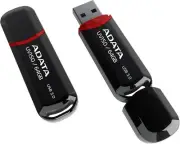 ADATA UV150 64GB USB 3.0 Snap-on Cap Flash Drive, Black AUV150-64G-RBK