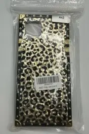 Samsung Galaxy A42 5G Leopard Print Phone Case with Ring NEW