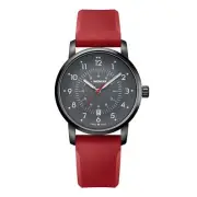 Wenger Avenue Black Dial Silicone Watch 01.1641.117