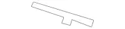 Genuine GM Passenger Side Body Lock Pillar Lower Outer Baffle Plate 22836188