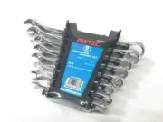 Industrial FixTec 8 Pc Combination Metric Wrench Set with Organizer Case