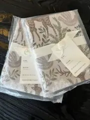 Set Of Pottery Barn Winter Solstice KING shams Holiday Christmas Alpine deer NWT
