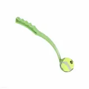 Outdoor Garden Ball Thrower Launcher Dog Toy Walking Fetch Play Dog Ball Thrower - Green