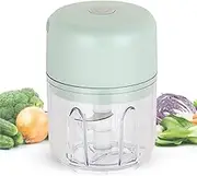 Garlic Mincer Electric, Electric Garlic Mincer, Portable 304 Stainless Steel Chopper Cordless USB Rechargeable Small For Vegetable, Pepper, Onion, Baby Food