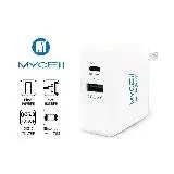 在飛比找遠傳friDay購物優惠-MYCELL 36W PD+QC3智能充電器