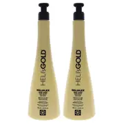 Heliplex One Step Hair Serum by Helis Gold for Unisex - 16.9 oz Serum - Pack of 2