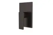 Astro square shower bath mixer matt black
