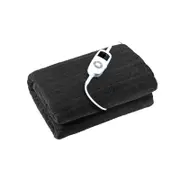 Electric Blanket Washable Heated Throw Rug Double Sided Coral Fleece