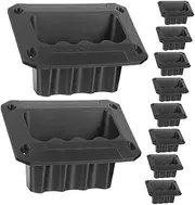 NULYLU 10pcs Plastic Speaker Handles Replacement for Outdoor Subwoofer Barn Door Garage Door Fence Gate